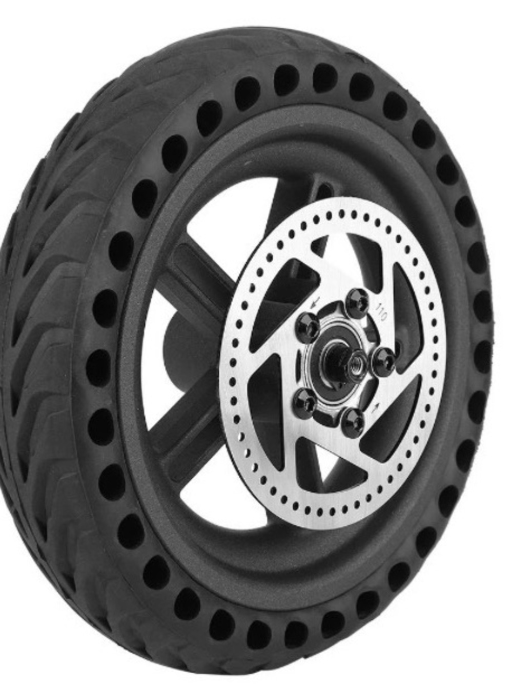 Scooter Wheel Hub Tyre, Shock Absorbing Anti Explosion Honeycomb Electric